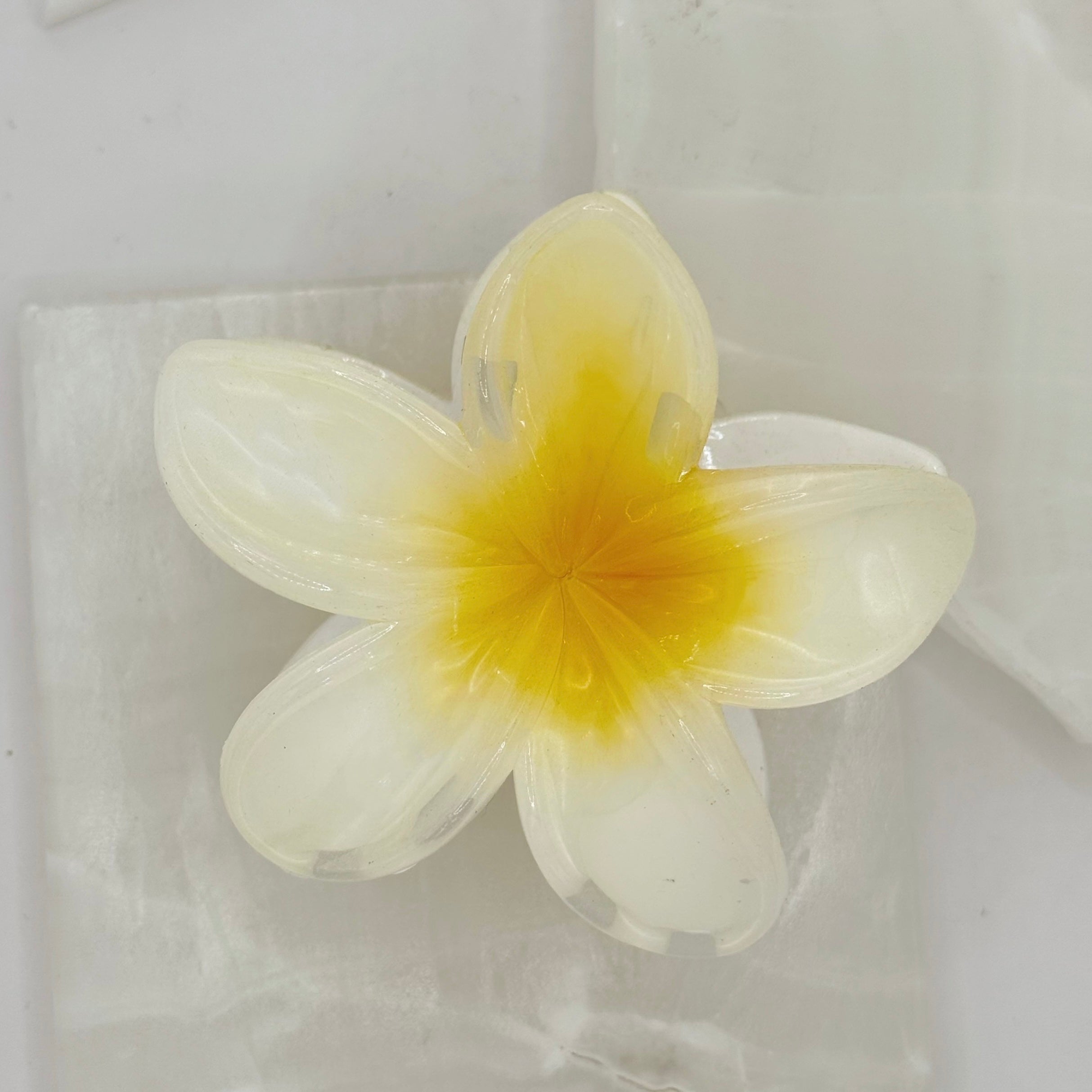 YELLOW FLOWER hair clip