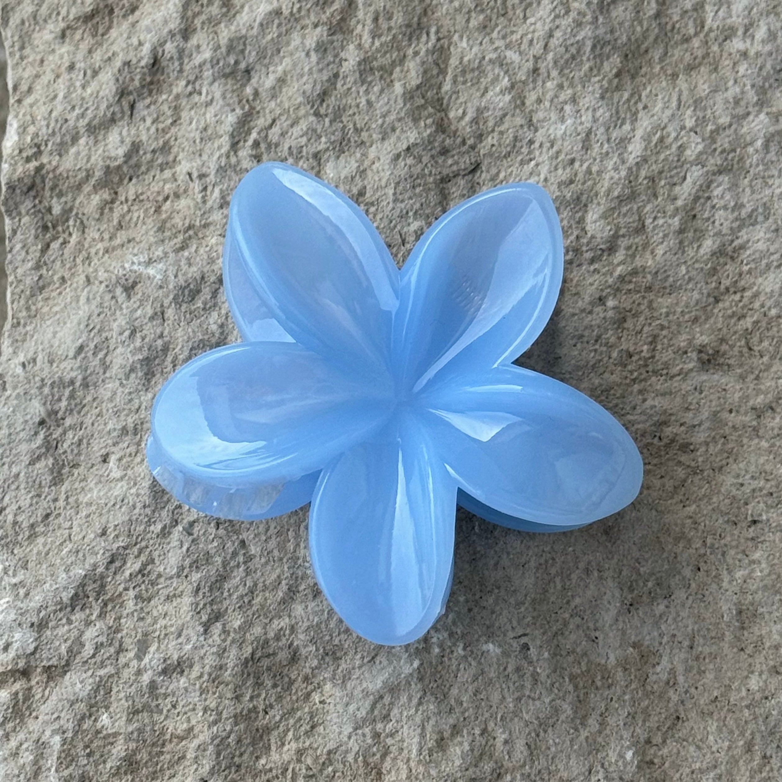 LIGHT BLUE FLOWER hair clip
