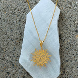 GOLDEN RENEWAL SUN necklace