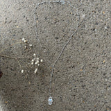 SILVER HAMSA BEADED LARIAT necklace