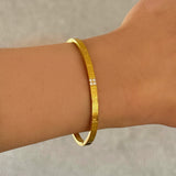 GOLD CRYSTAL SACE bangle