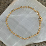 GOLD BEADED bracelet