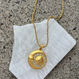 GOLDEN MOON & SUN necklace