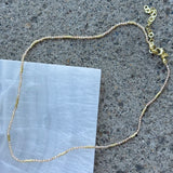 DIAMOND CUT SMOKY QUARTZ MICRO BEADED necklace