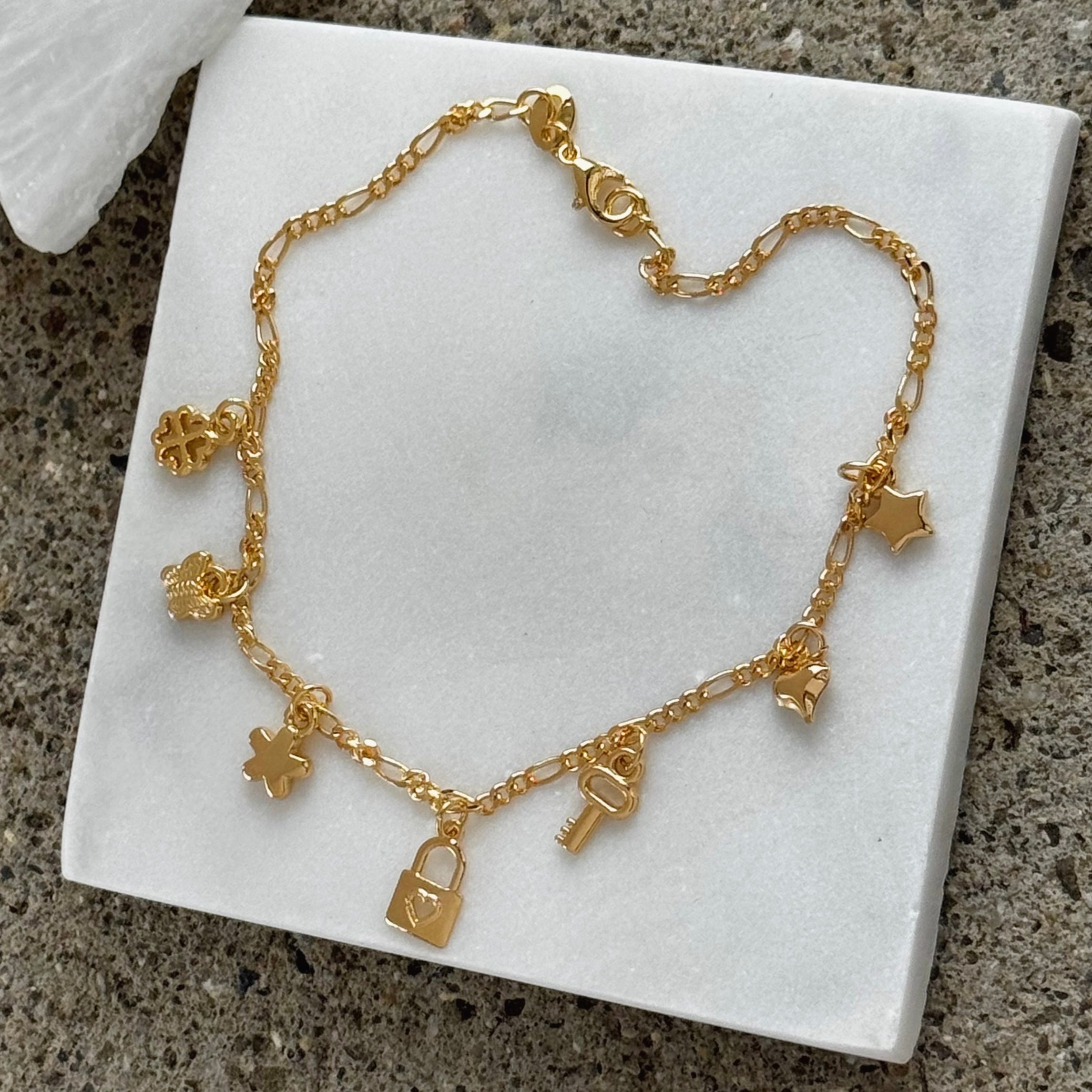 LUCKY CHARM anklet