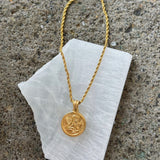 GOLD ANGEL BABY necklace