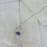 HAMSA EYE BAGUETTE necklace