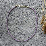 3MM LAVENDER CHORD necklace
