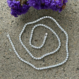 3MM STERLING SILVER TENNIS necklace