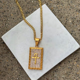 ANKH CRYSTAL MEDALLION necklace