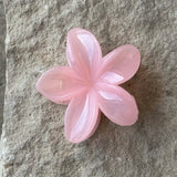 PINK FLOWER hair clip