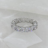 SILVER 5MM NISREEN ring