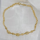 PUFFY MARINER ROLO LINK anklet