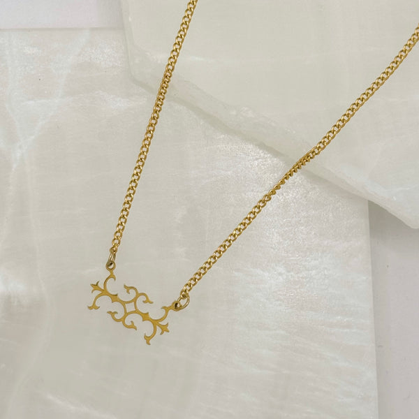 GOLD ADIGA FASHA III necklace