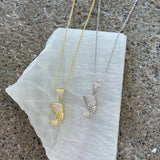 CRSYTAL NEFERTITI SUPER MINI necklace