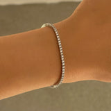 2MM STERLING SILVER TENNIS bracelet