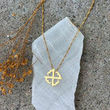 GOLD VAINAKH CAUCASUS necklace