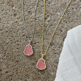 PINK BUDDHA SUPER MINI necklace