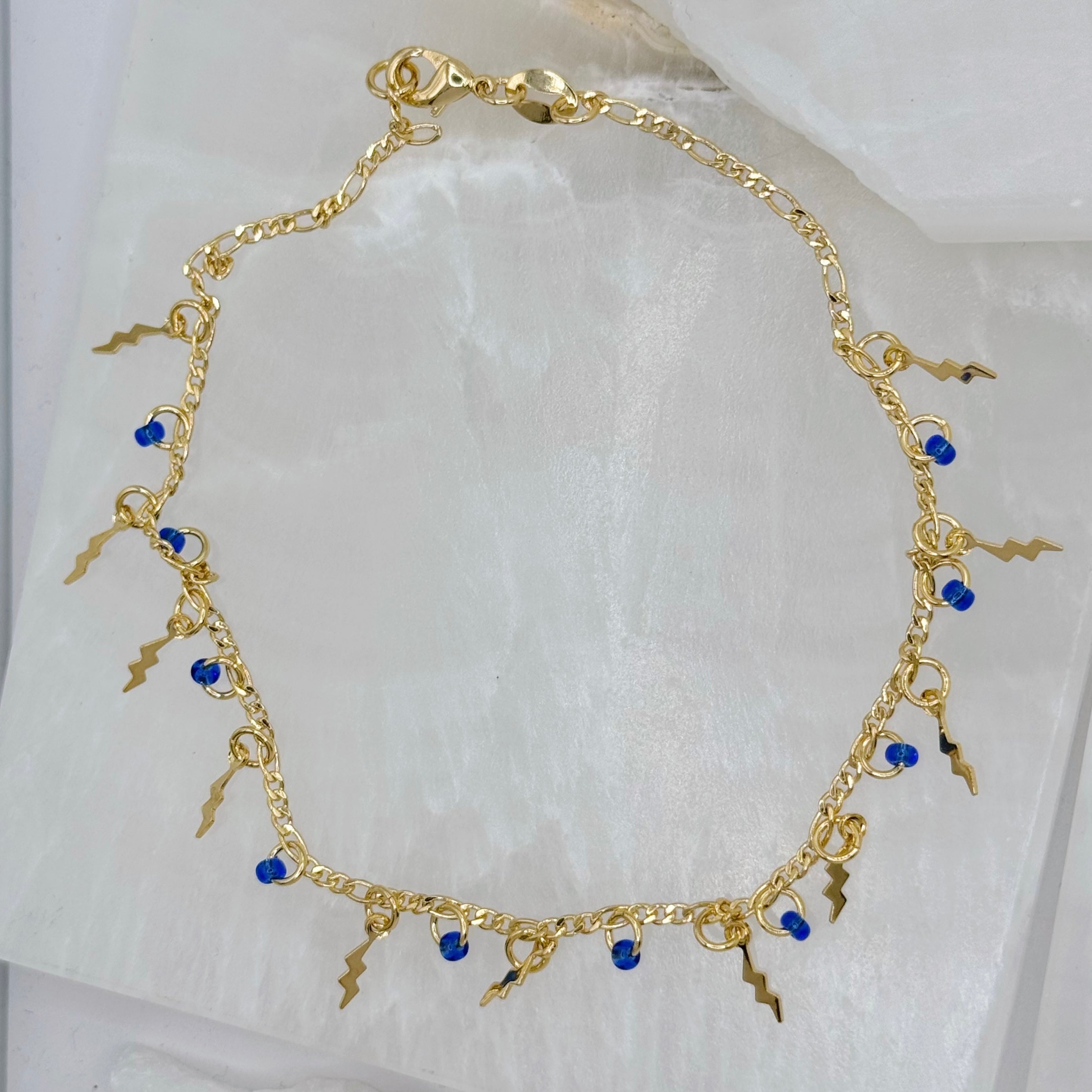 LIGHTENING BOLT anklet