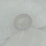 5MM WHITE AGATE ring