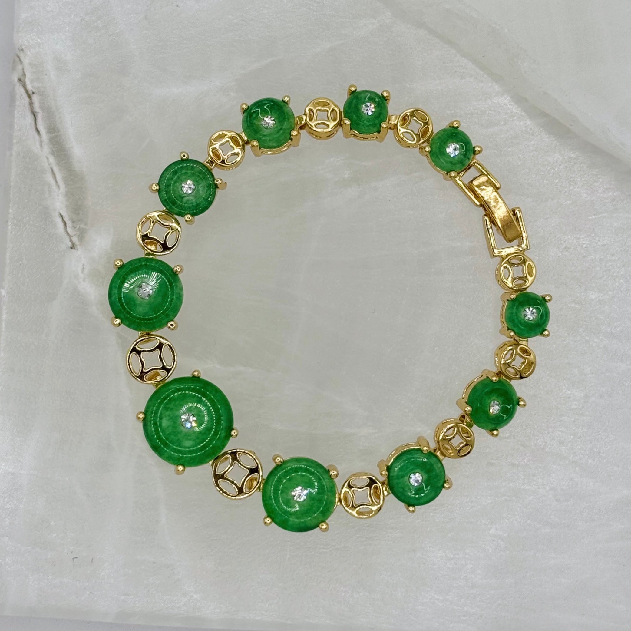 KIRANA GREEN JADE bracelet