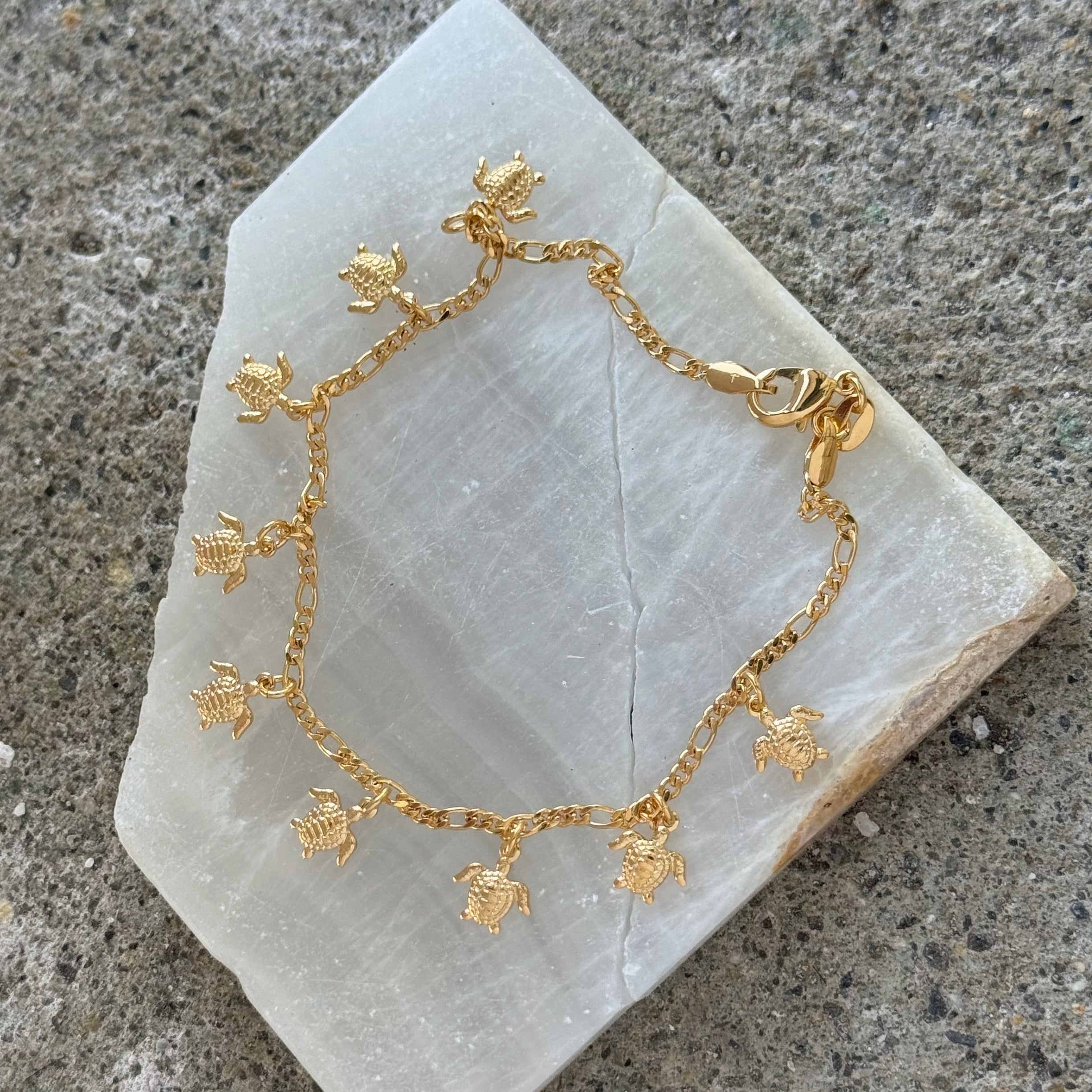 TURTLE FIGARO anklet