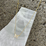 CRYSTAL BUTTERFLY SUPER MINI necklace