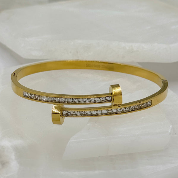 GOLD CRYSTAL GUPSE bangle