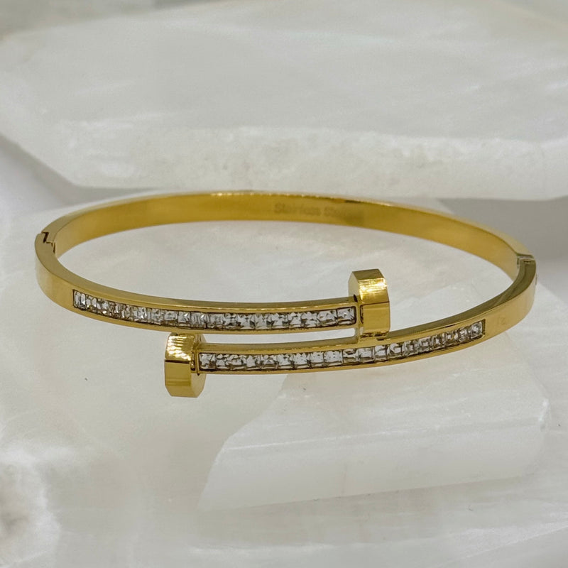 GOLD CRYSTAL GUPSE bangle