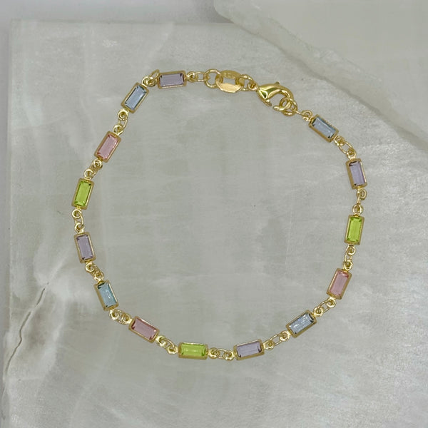 GOLD PASTEL JEWEL bracelet