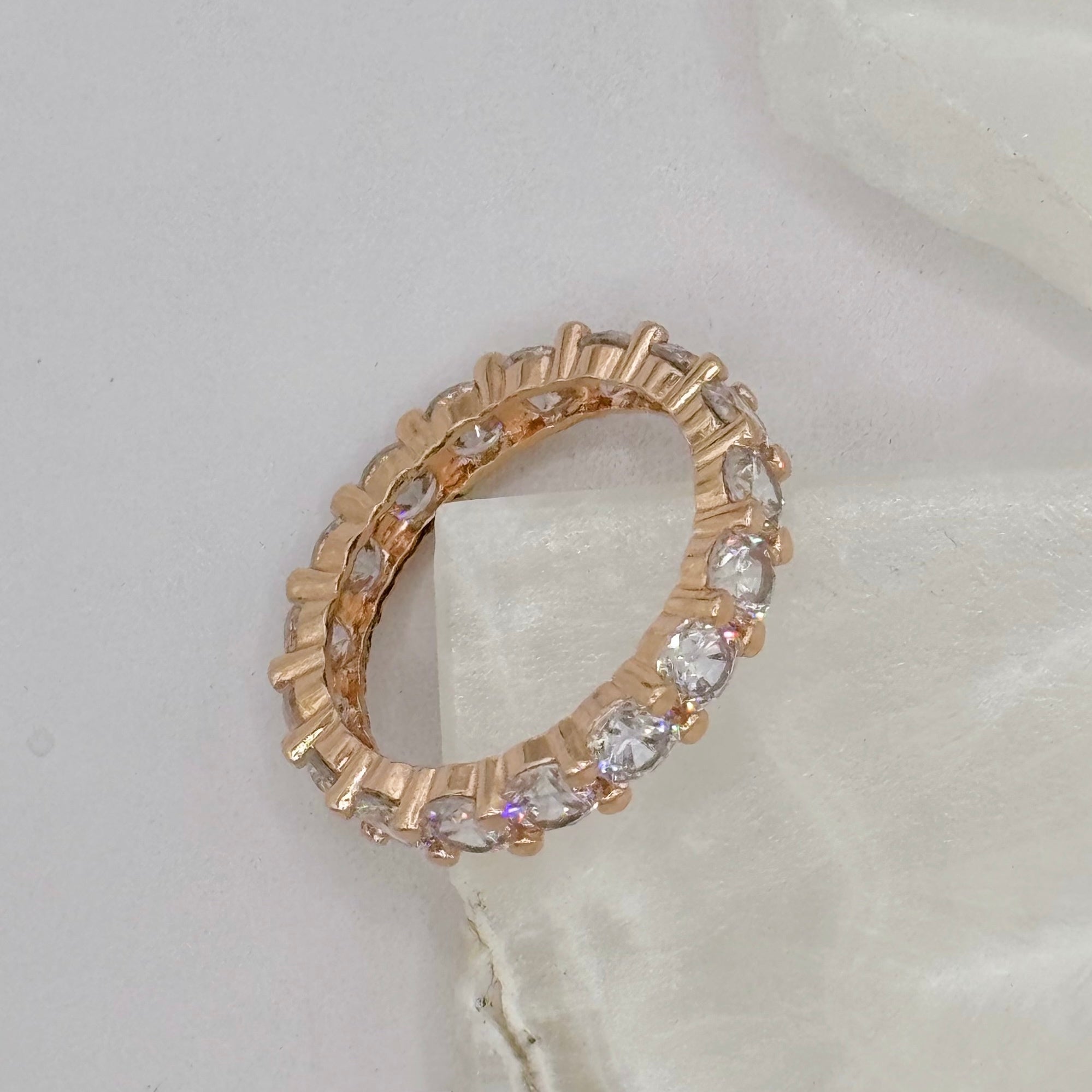 4MM ROSE GOLD SINAMEES ring