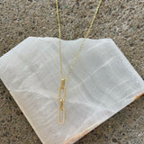 CHAIN LINK DROP necklace