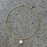 CRYSTAL DIAMOND WIRED CHOKER necklace