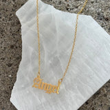 ANGEL OLD ENGLISH necklace