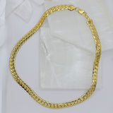 8MM FLAT CUBAN LINK necklace