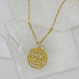 GOLDEN SWIRL necklace