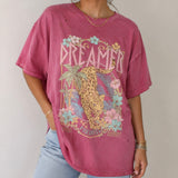 PINK DREAMER GRAPHIC T-SHIRT