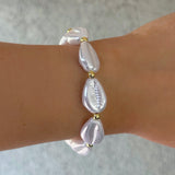 CHUNKY PEARLED SEASHELL bracelet