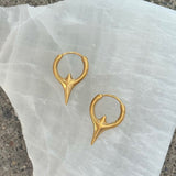 SPIKE HOOP earrings