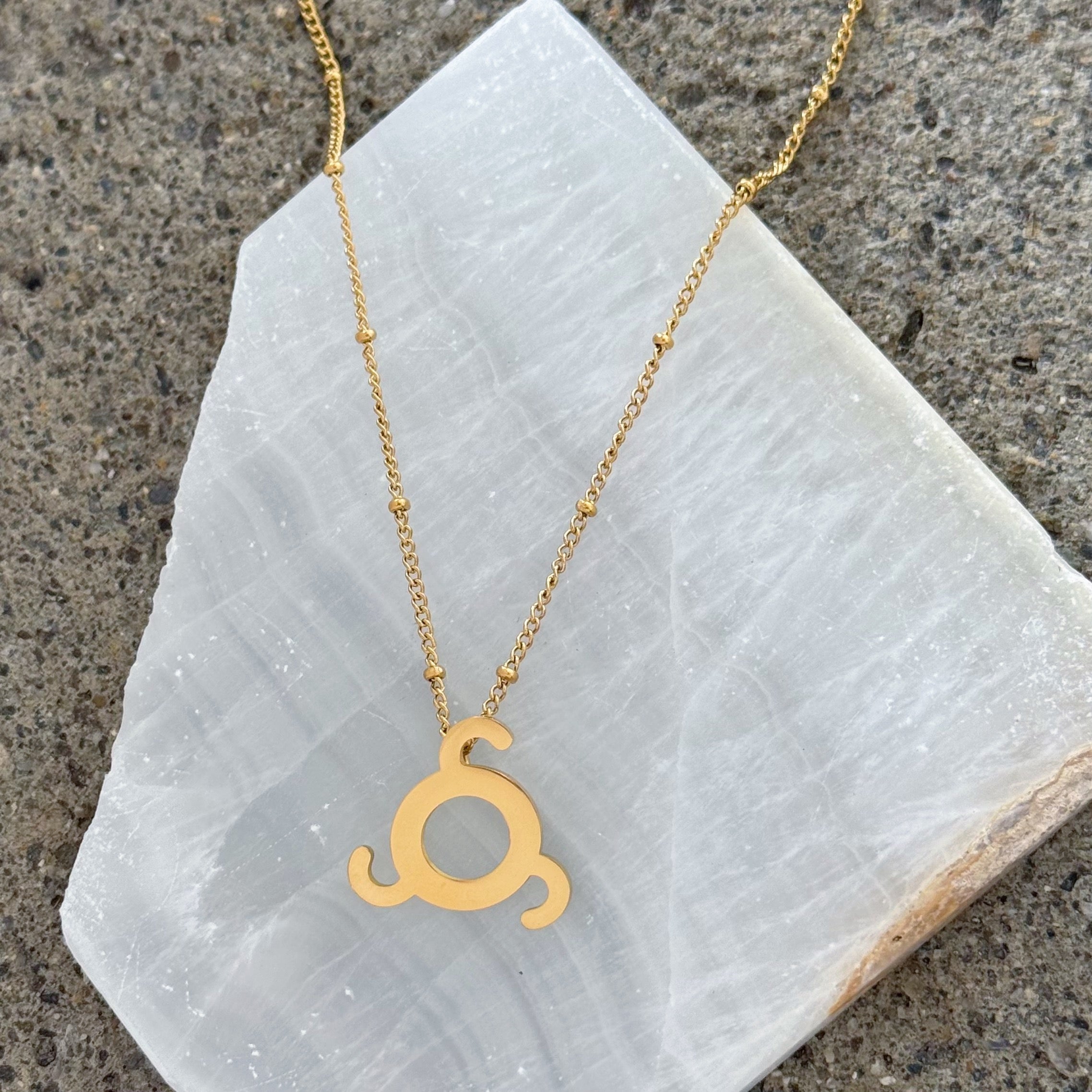 GOLD INGUSH CAUCASUS necklace