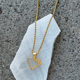 GOLDEN HEARTS necklace
