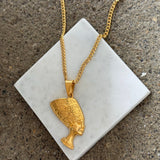GOLD NEFERTITI II necklace