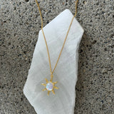 GOLDEN OPAL SUN necklace