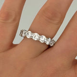 SILVER 5MM NISREEN ring