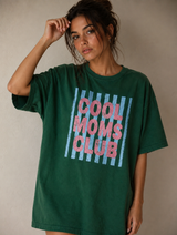 COOL MOMS CLUB GRAPHIC OVERSIZED T-SHIRT