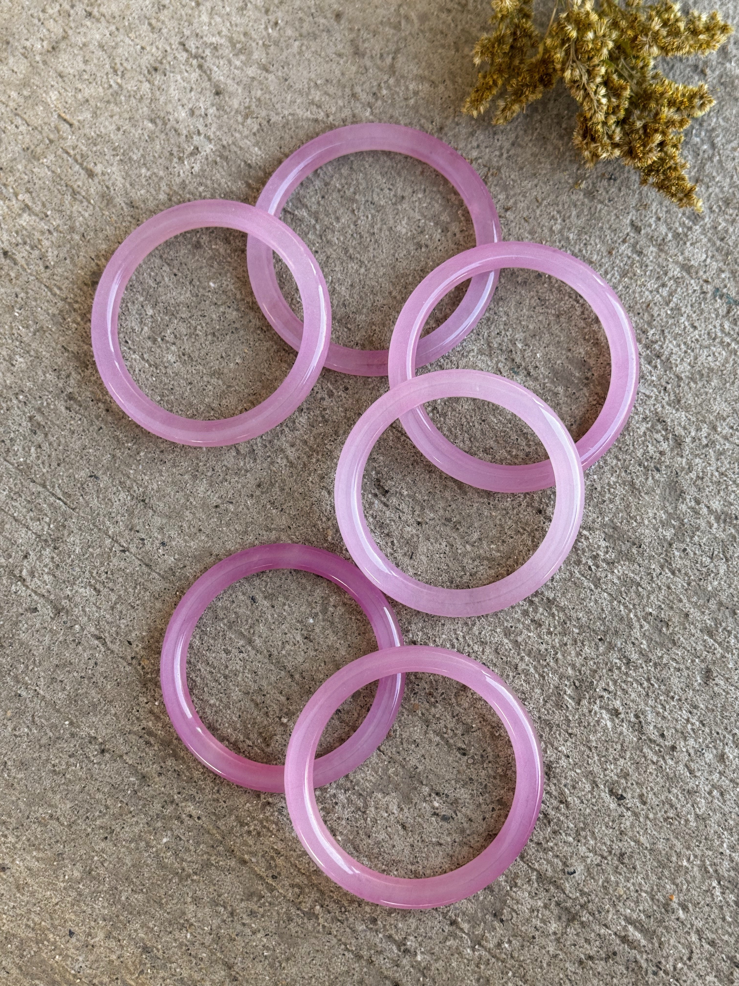 PINK JADE bangle