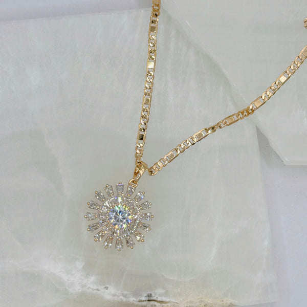 CRYSTAL SUN necklace
