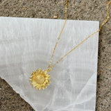 GOLDEN FLOWER necklace