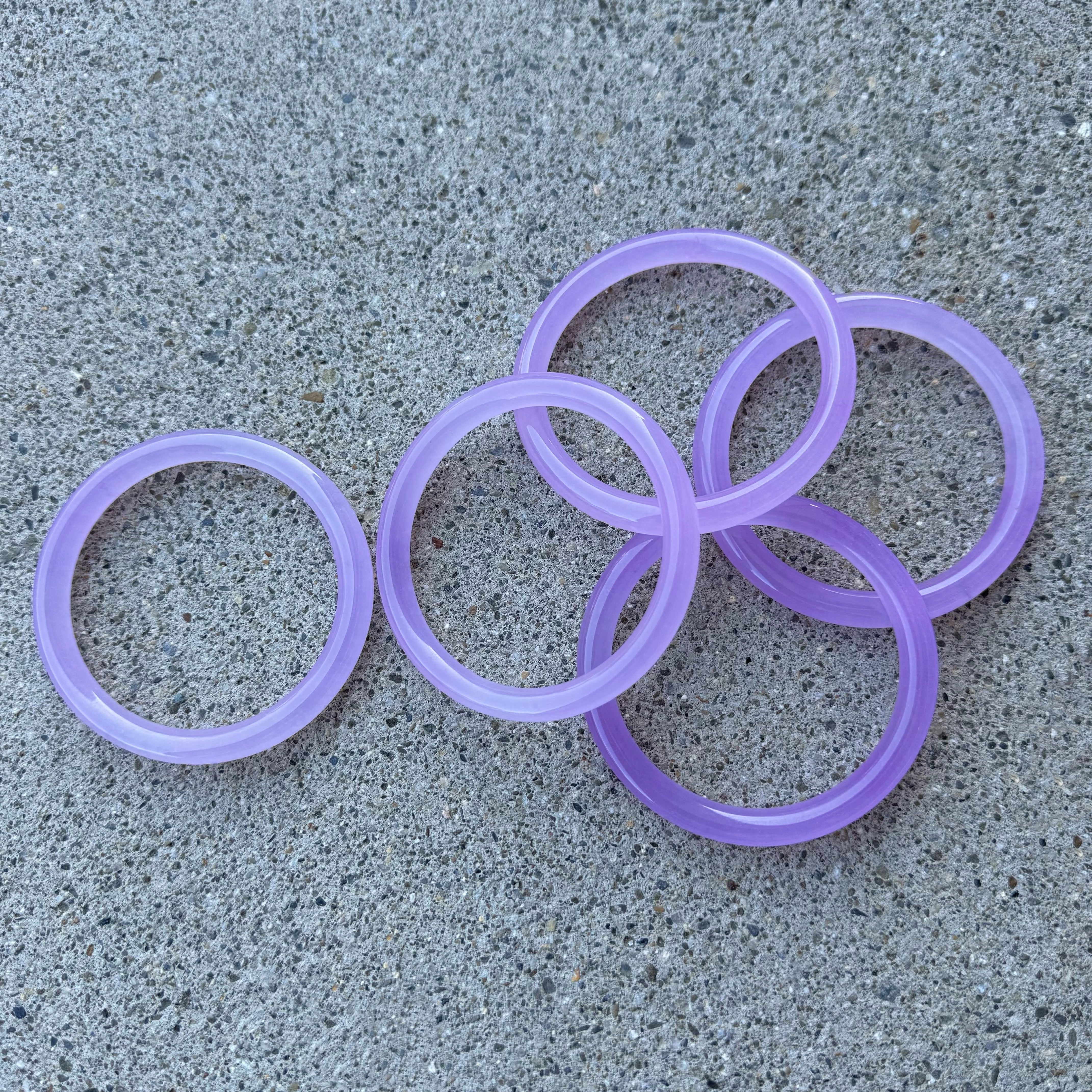 LAVENDER JADE bangle
