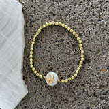 HAMSA FRESHWATER PEARL BEADED bracelet